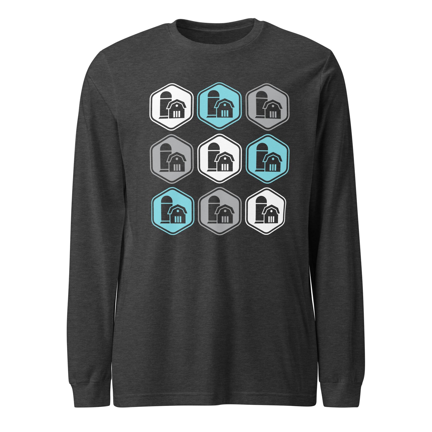 Logo Grid Unisex Long Sleeve T-Shirt
